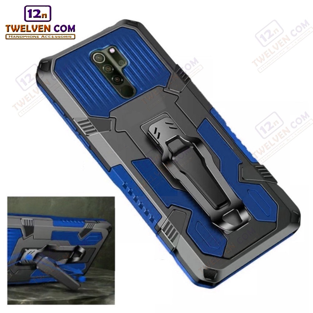 Case Shockproof Xiaomi Redmi Note 8 Pro Armor Hardcase Stand Clip