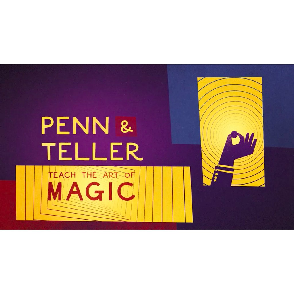 MasterClass Penn &amp; Teller The Art of Magic VIDEO LIMITED EDITION