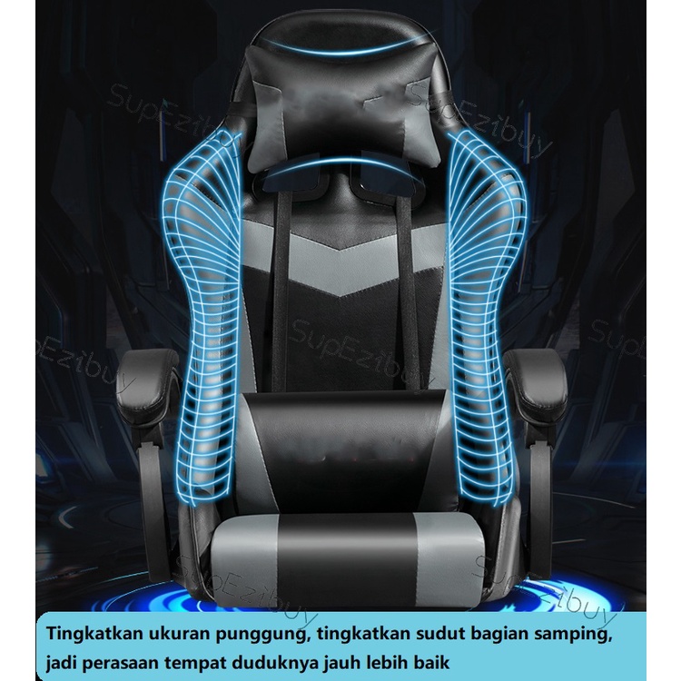 Kursi Gaming Murah/Kursi Santai Kursi/Gamers/Kursi Gamer/Kursui Putar / Kursi Game / Kursi Hidrolik / Gaming Chair / Kursi permainan/kursi kantor profesional/kursi ergonomis