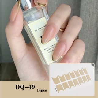 PREMIUM STICKER Nail Art Sticker Kuku 14 pcs Nail Art premium / Stiker kuku tempelan warna kuku tangan Manicure Pedicure KU030