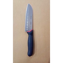 CHEF SANTOKU KNIFE W/SCALLOPED BLADE L18CM, ANTIMICROBIAL HDLE, PRIME LINE, GIESSER