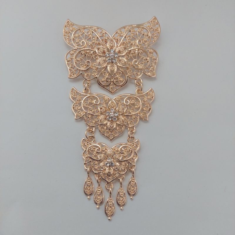 Bros kutubaru bros kebaya bros jurai bros murah-Motif 1 rose gold