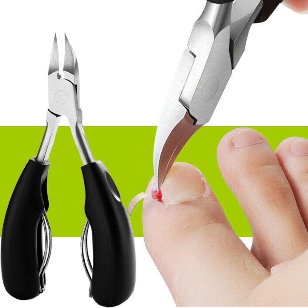 Gunting Kuku Miring Anti Cantengan Jempol Kaki Toe Nail Clipper Stainless Steel