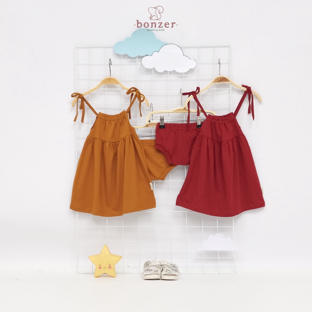 BONZER BABY HOPE DRESS ANAK PEREMPUAN BAJU ANAK PEREMPUAN  6 bulan - 2 tahun