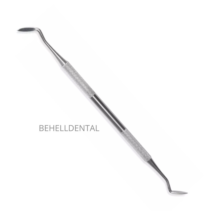 ALAT KIKIR PENGHILANG PLAK KARANG TARTAR GIGI SONDE PIPIH 2 SISI Behelldental / Alat standart dental diagnostic diagnostik kit set / scaler scaller pembersih karang gigi manual  / standar sonde halfmoon stainless scaler scaller ampuh // dokter gigi
