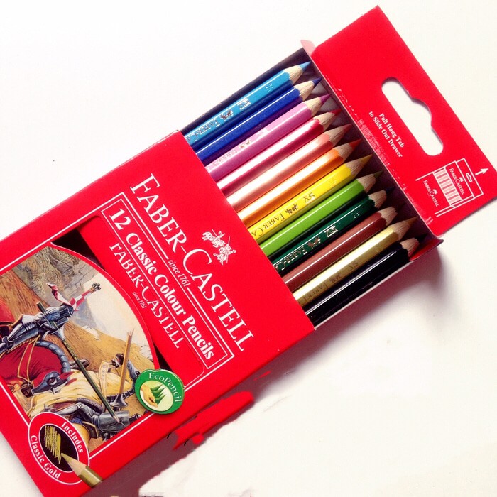 

Dijual pensil warna faber castell 12 warna 12 classic colour pencils pendek Limited