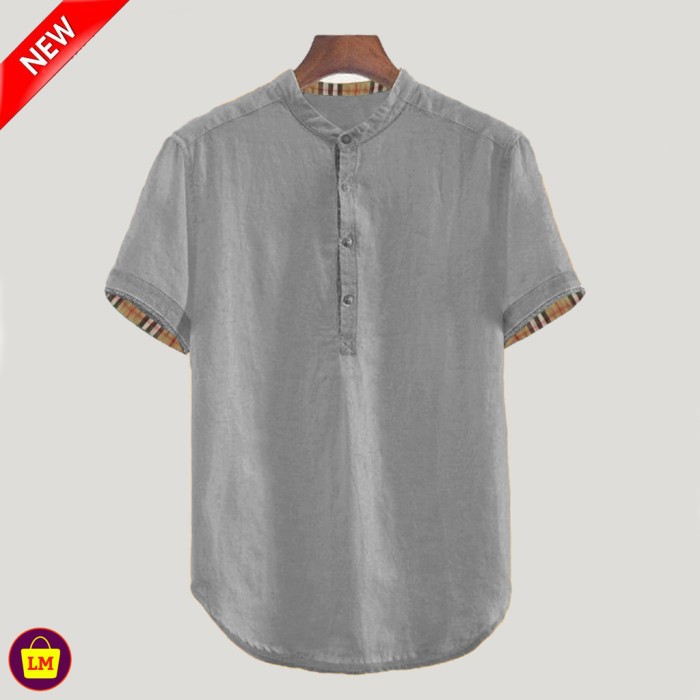 Baju Koko Lengan Pendek Polos