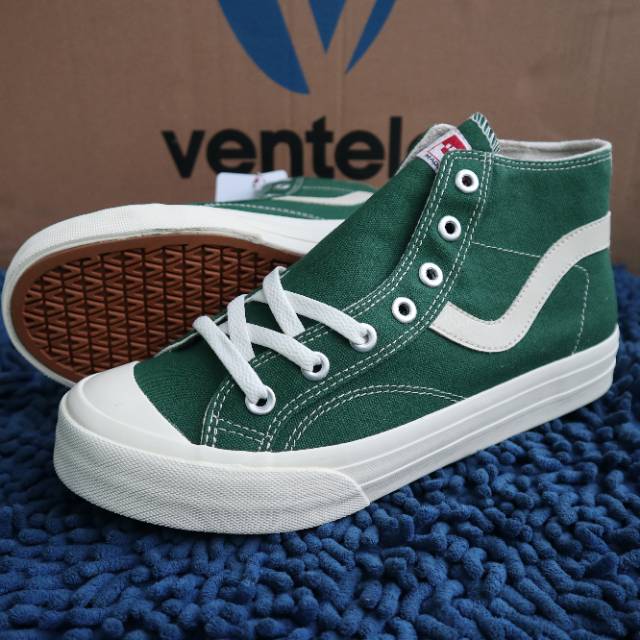 Sepatu Ventela Public Hi Green Sneakers murah sale-3