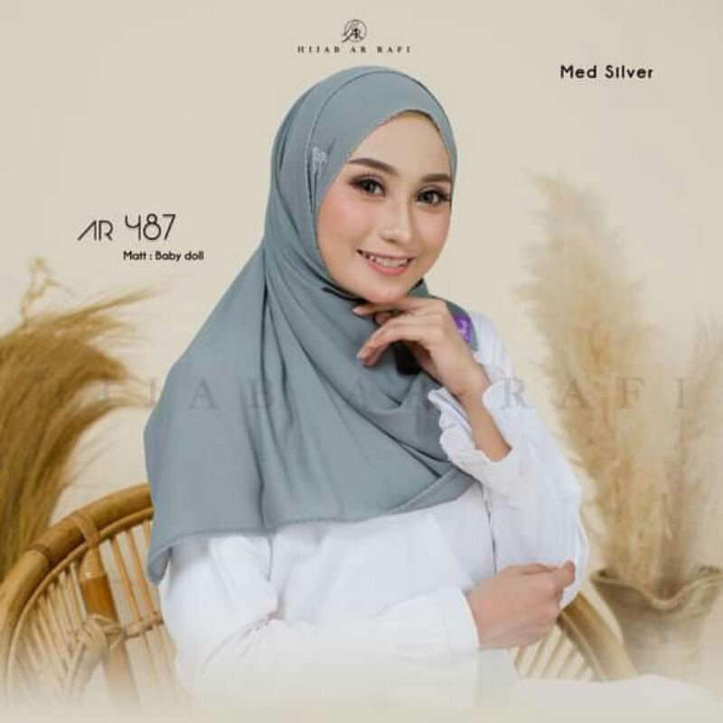 Hijab Arrafi | AR 487 | Pashmina arrafi | Pashmina cantik