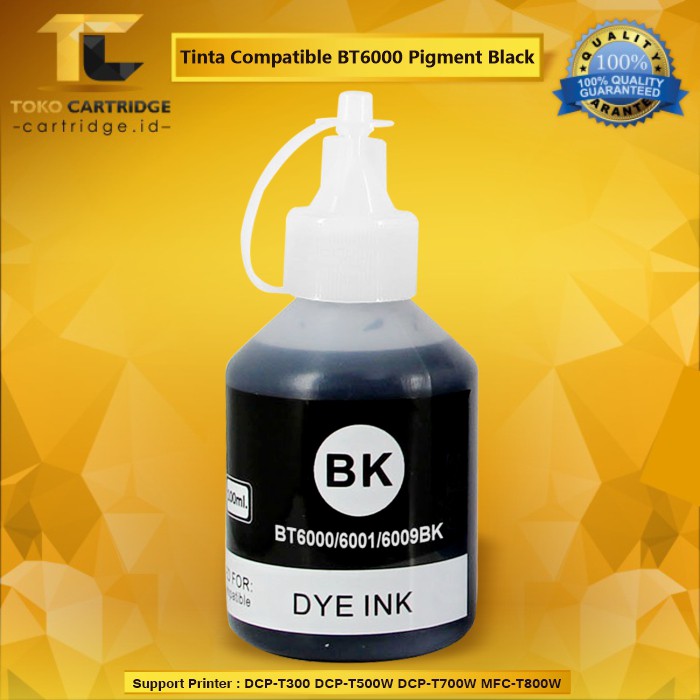 Tinta Refill Compatible BT6000 Pigment Black 100ml