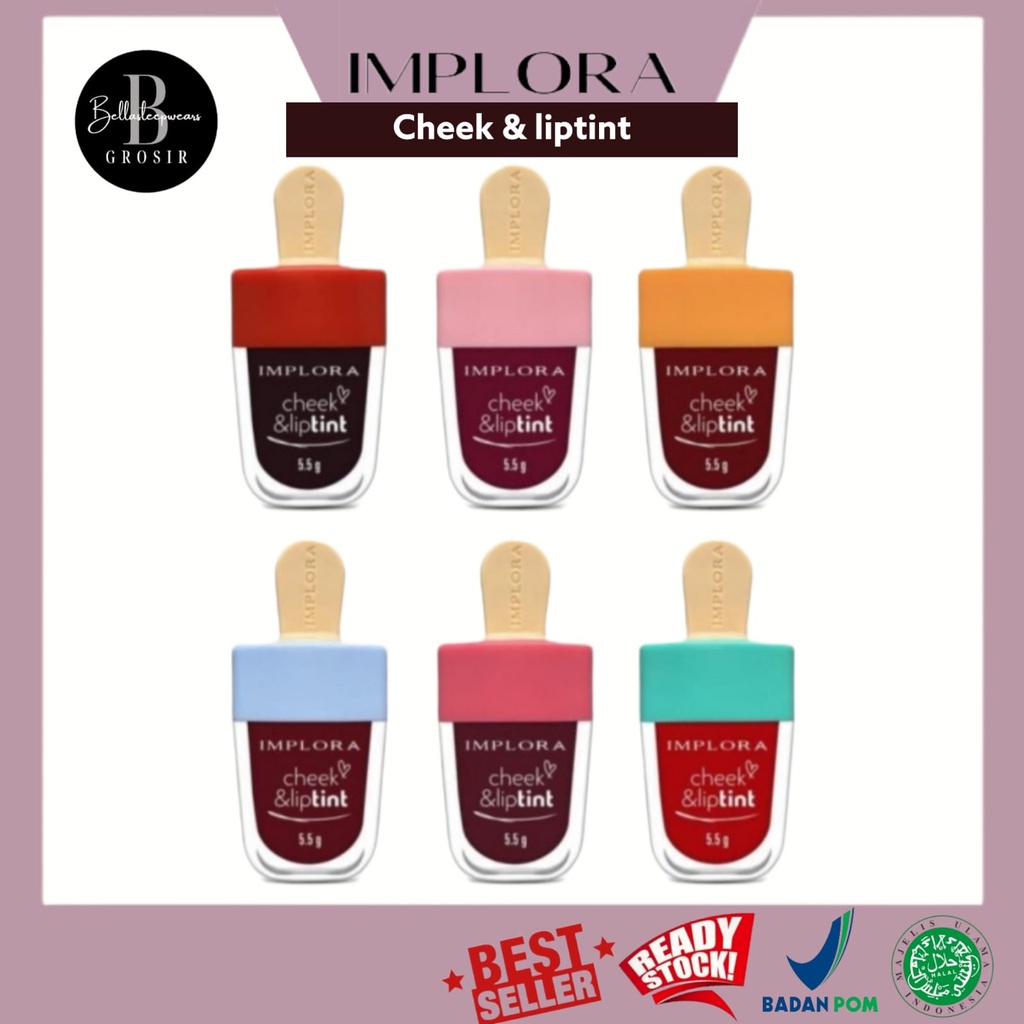 [ IMPLORA ] CHEEK AND LIPTINT | LIP TINT IMPLORA ORIGINAL BPOM