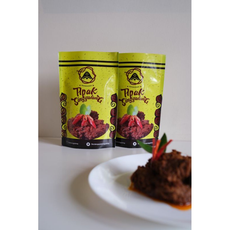 

Rendang sapi (500gr ) | beef rendang |makanan siap saji | makanan kemasan
