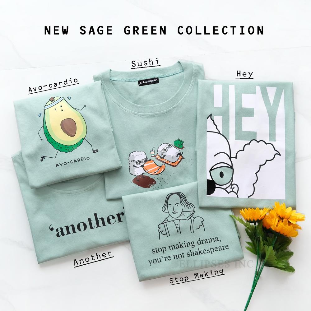 Ellipsesinc Kaos Oversize Sage Green X Army Green