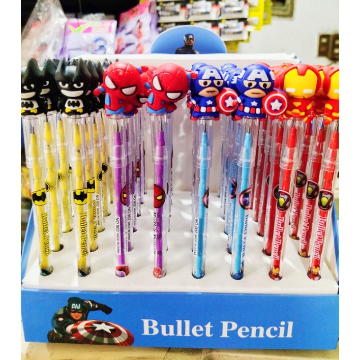 

Pensil Bensia / bullet pencil Character Superhero (1 pcs)