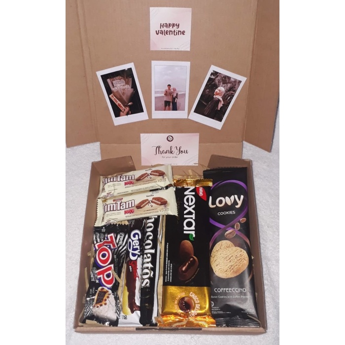 

HAMPERS SNACK BOX KADO ANNIVERSARY / BIRTHDAY / VALENTINE / GIFT HAMPE
