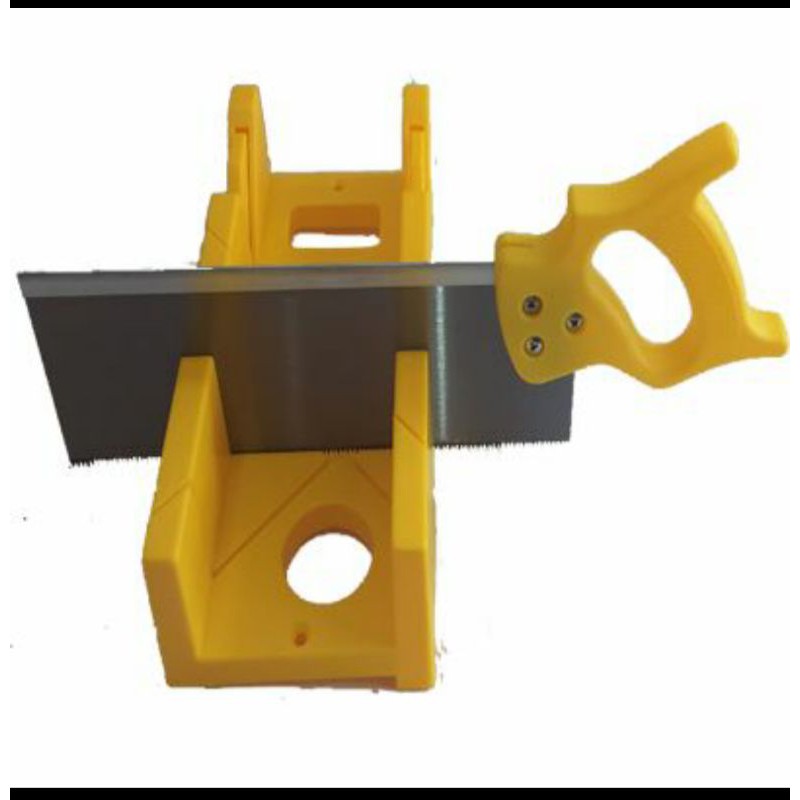 Gergaji Pigura Manual - Manual Miter Saw Box + Gergaji 300MM