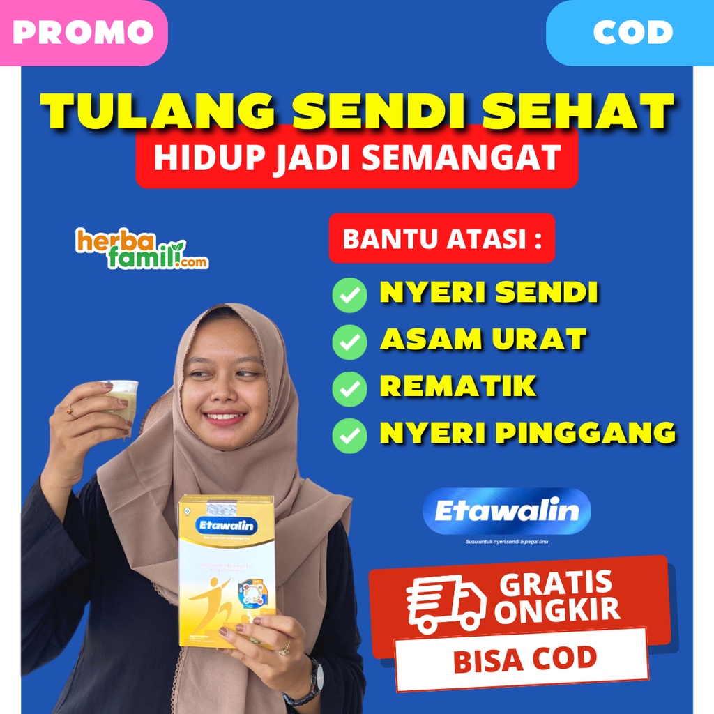 ETAWALIN 100% ORIGINAL | Susu Kambing Ori Official Store Asli Ampuh Atasi Nyeri Sendi Etawalin Rematik Asam Urat Minggat