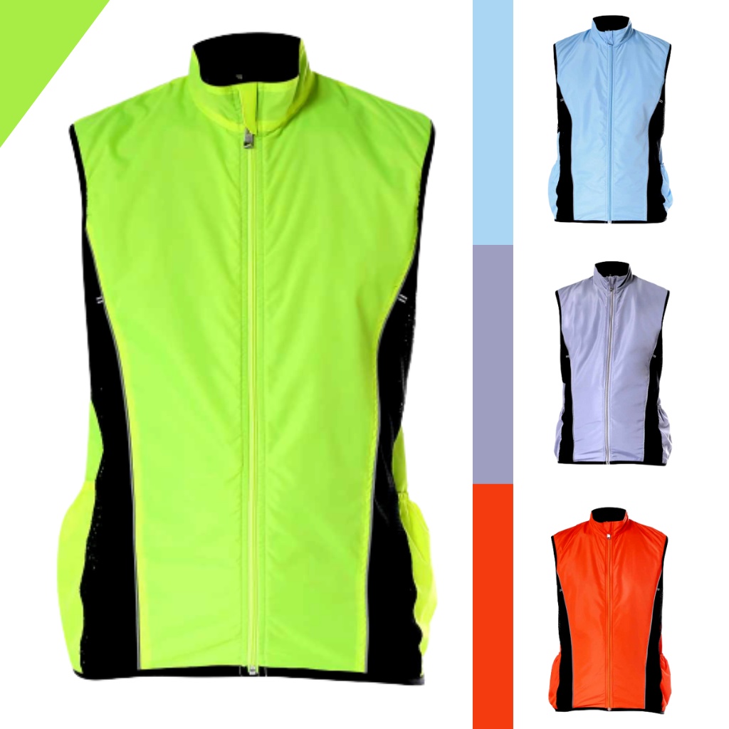 Rompi/Vest Olahraga Pria Dan Wanita Rompi Sepeda Rompi Lari Basket Warna Viral Terbaru