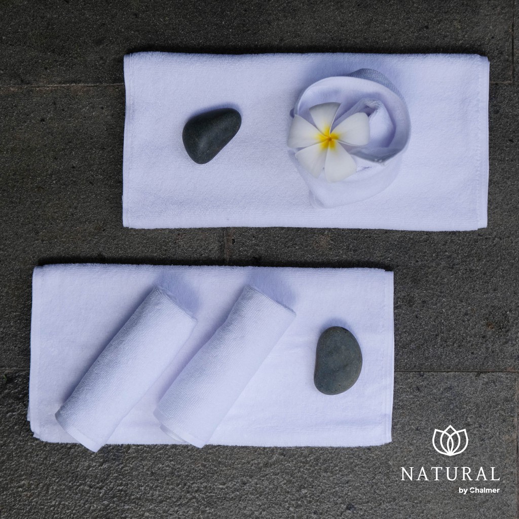 Handuk Sport NT HOTEL Natural by Chalmer uk 35x75cm uk 35 x 75 cm Seri Handuk Hotel Handuk Tebal Face Towel 550gsm 145gram