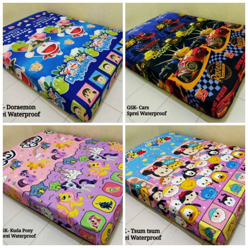 sprei waterproof / sprei waterproof karakter anti tembus