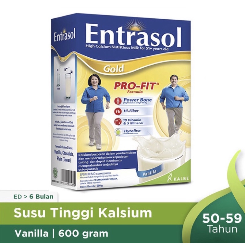 

Entrasol Gold Vanilla Box 600g