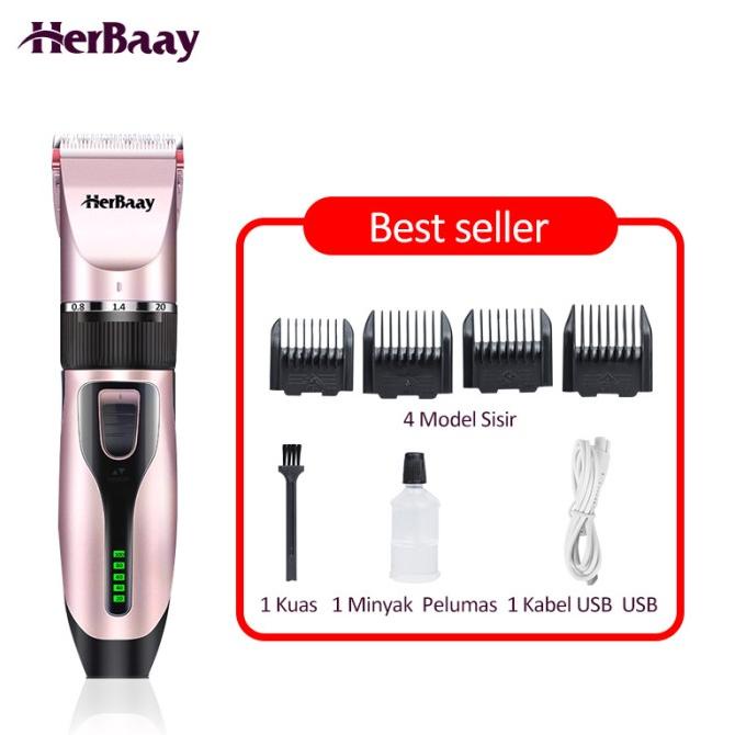 SUPER SALE Gunting rambut Listrik Alat cukur rambut charger