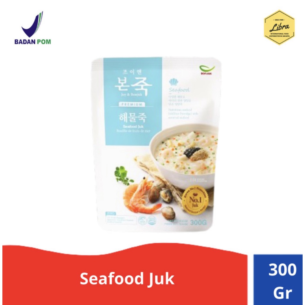 

Bonjuk Seafood Juk/ Bubur Seafood Korea 300 Gr