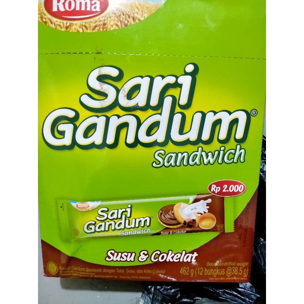 

Biscuit sari gandum coklat