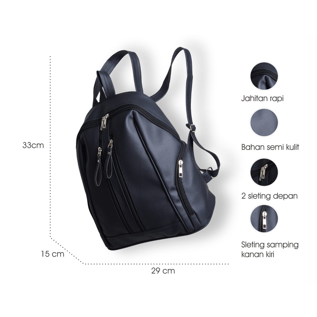 TAS RANSEL WANITA / RANSEL KULIT / RANSEL MINI / BACKPACK KOREA