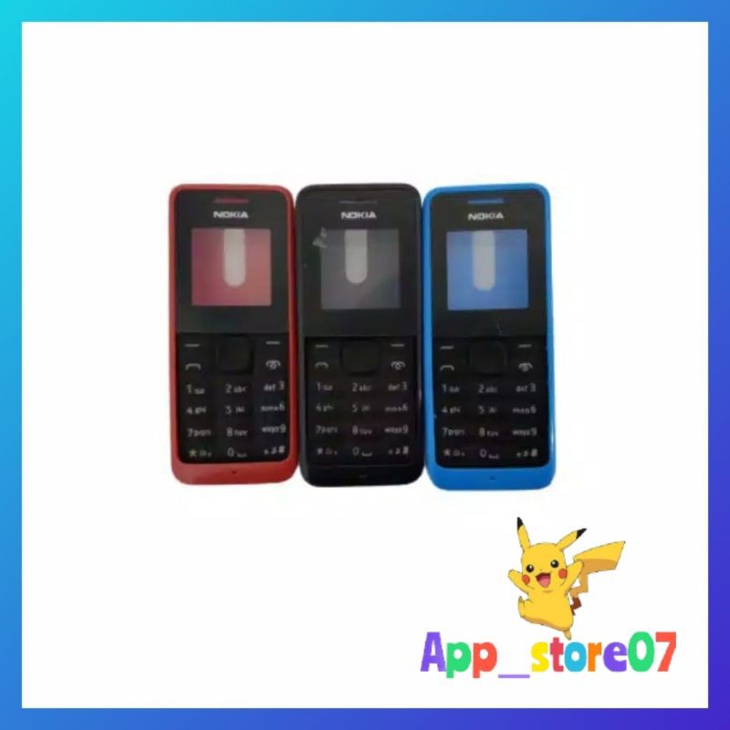 CASING KESING NOKIA N105 105 LAMA 2013 DEPAN BELAKANG.