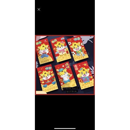 

angpao imlek 2022 kecil isi 6pcs