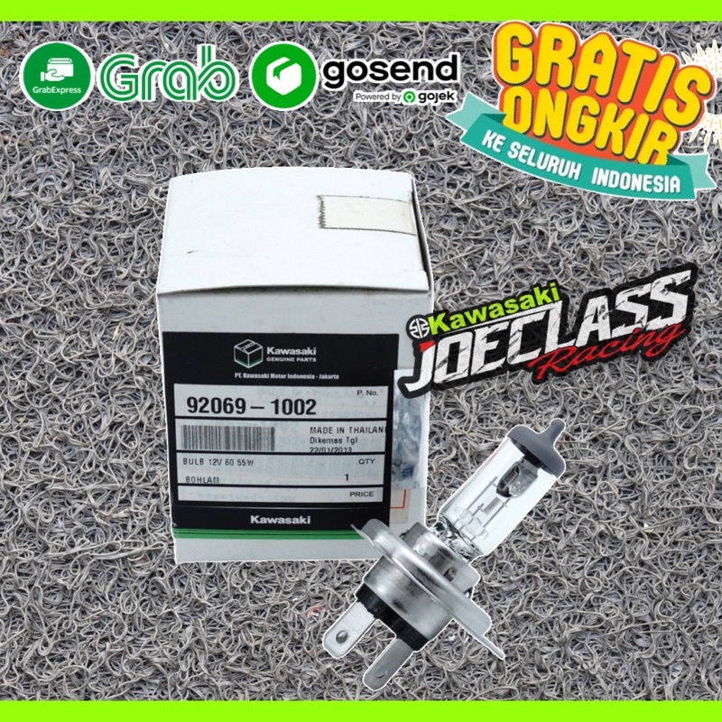Bulb 12V 60/55W H4 KR150 ^ Bohlam Lampu Utama Kawasaki Ninja 150 2tak KR R C J M VR SS KRR RR Old Ne