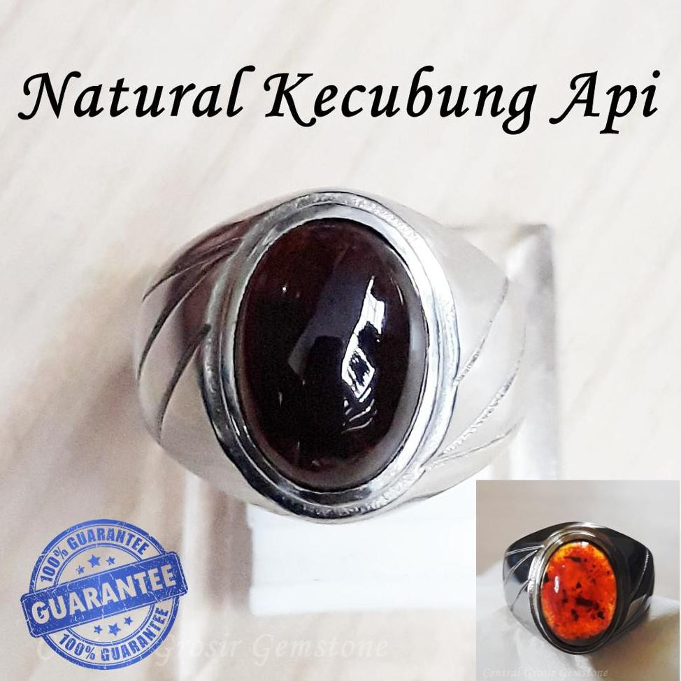Hot Cincin Batu Keren Natural Kecubung Api Yaman Wulung Api Aslii Aceh Istimewaa Hot