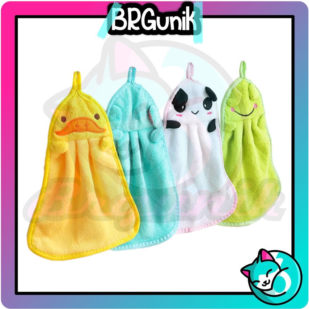 BRGUNIK Lap Tangan Handuk Gantung Karakter Cartoon / Hand Towel R013