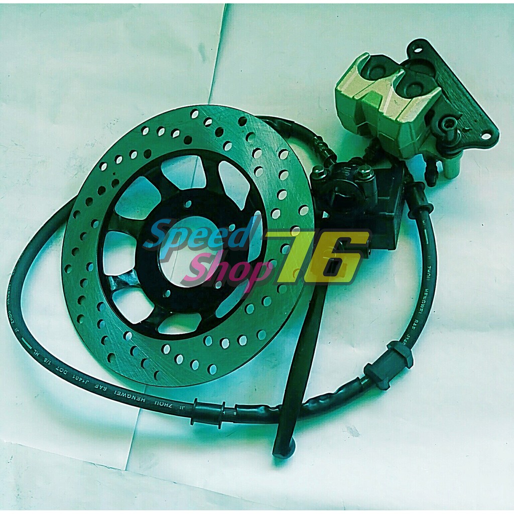 SP76 CAKRAM SET ASSY DEPAN KOMPLIT SUPRA X LAMA SUPRA FIT LAMA PIRINGAN MASTER REM KALIPER SELANG