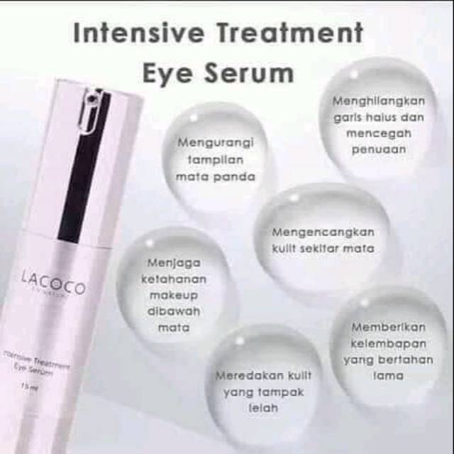 Lacoco intensive treatment eye serum original nasa/lacoco eye serum nasa