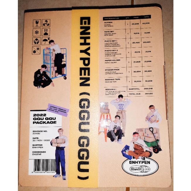 GGU GGU PACKAGE ENHYPEN