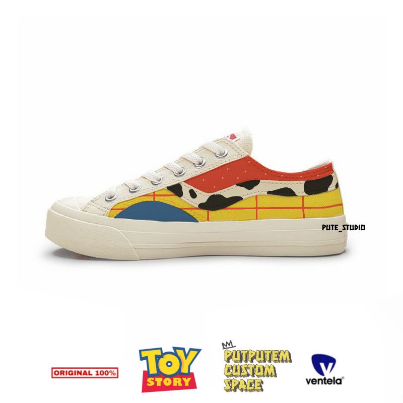 SEPATU  TOY STORY WOODY VENTELA CUSTOM HANDPAINTED