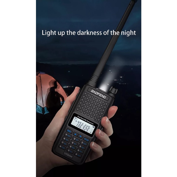 UV2PLUS - Two-Way Dual Band Radio Walkie Talkie 5W Power