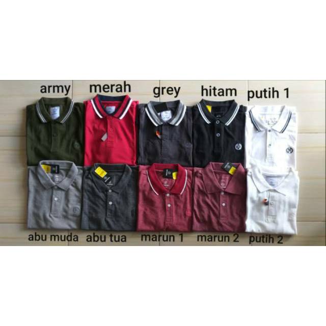 Kaos Polo Pria merk Nevada 100% Original