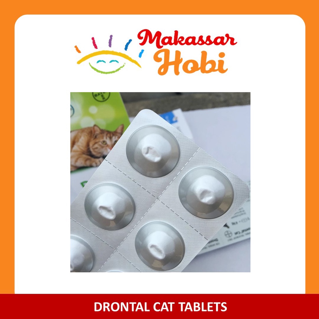 Obat Cacing untuk Kucing DRONTAL Cat Tablet Tablets