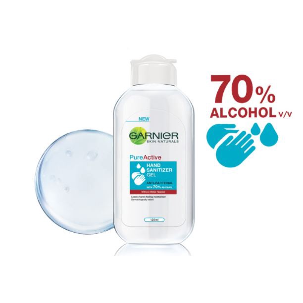 Garnier Pure Active Hand Sanitizer Gel 70% Alkohol (Anti-Bacterial Hand Gel)