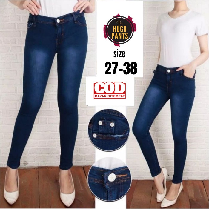 JEANS WANITA CELANA JEANS PANJANG PENSIL CEWEK JUMBO CELANA JEANS CEWEK SKINNY