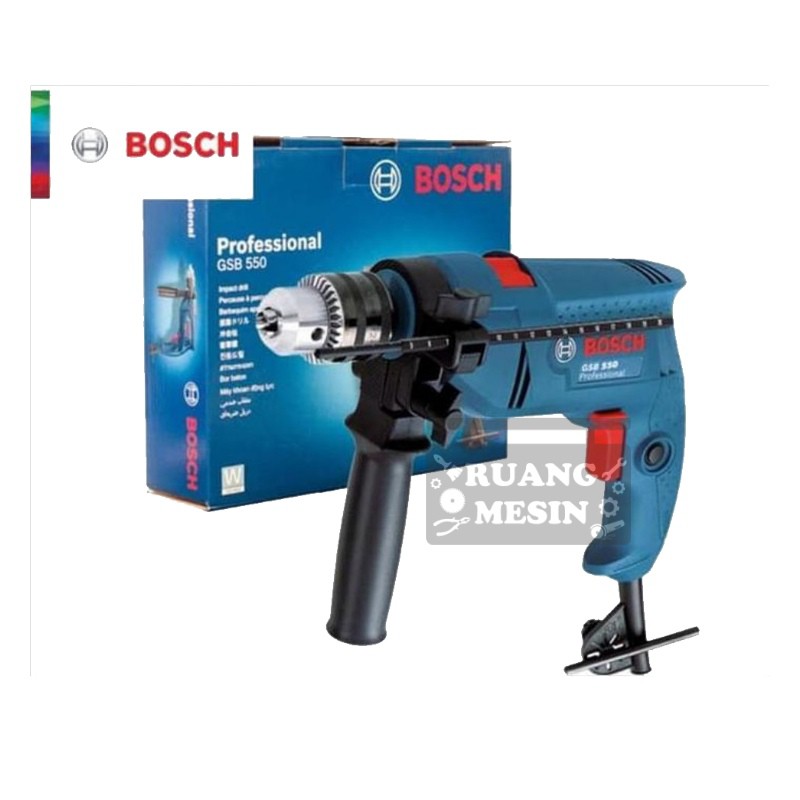 Mesin Bor Listrik Bor Tembok GSB 550 BOSCH