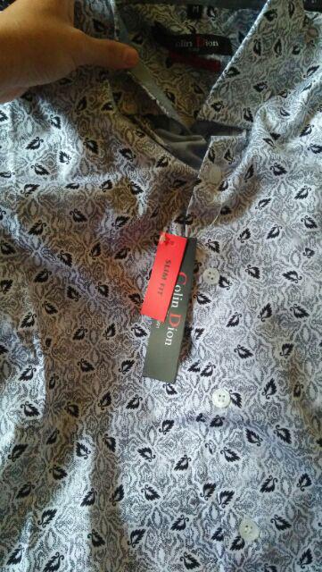 Vm Kemeja Batik Casual Slimfit Panjang Abu Muda - Long Slim Shirt B-207