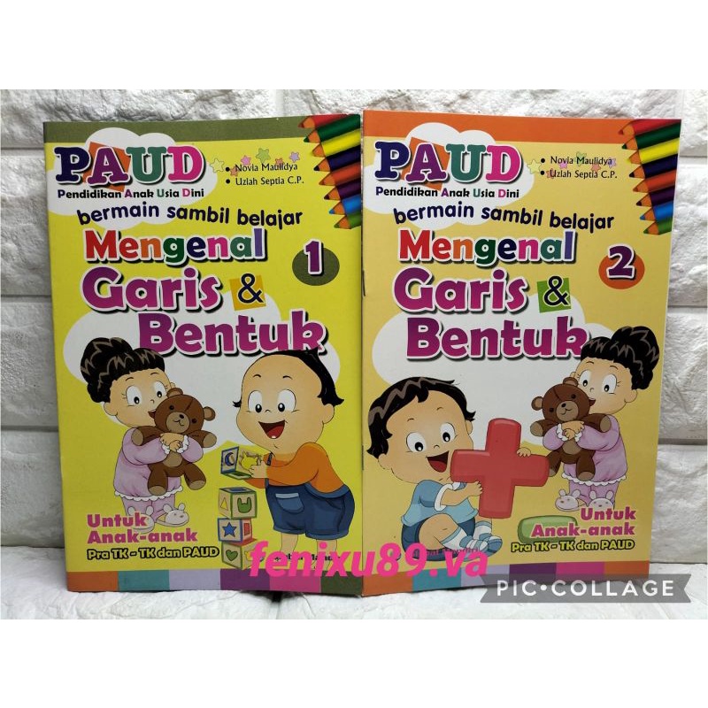 Jual Buku Belajar Mengenal Garis & Bentuk Dan Menebalkan Garis | Shopee ...