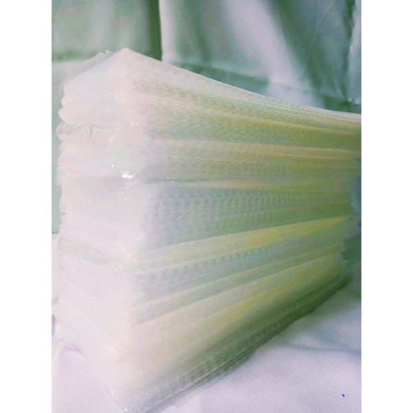 plastik opp double press ukuran 6x20 cm 1kg 1100pcs / ukuran 7x20 cm 1kg (1000pcs) / ukuran 10x20 cm 1kg (700pcs) / plastik Snack / plastik kaca / plastik acc