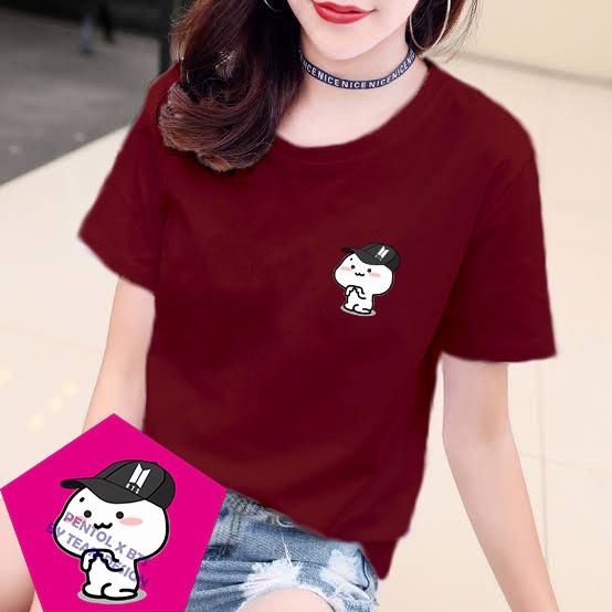 YOURSTYLE1119 - KAOS PENTOL X KARAKTER BAJU KAOS WNITA DISTRO UNISEX OVERSIZE PRIA JUMBO CASUAL KEKINIAN