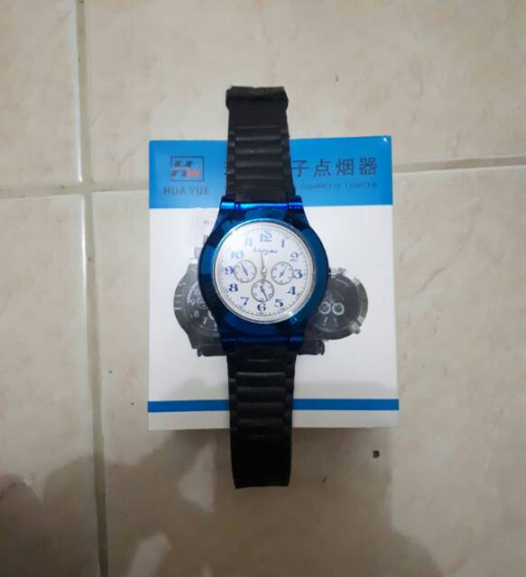 Jam Tangan Mancis/Korek Api USB