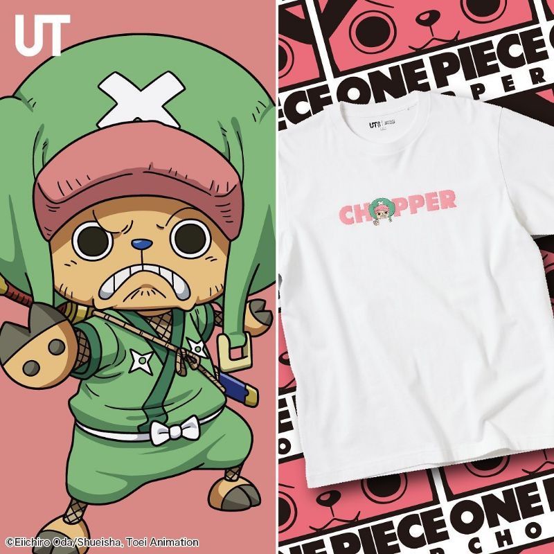 KAOS UNIQLO ONE PIECE CHOPPER